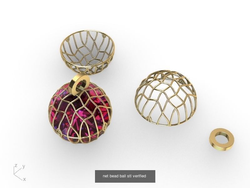 Rings necklaces all things jewellery stl verified  3D Model Collection_105
