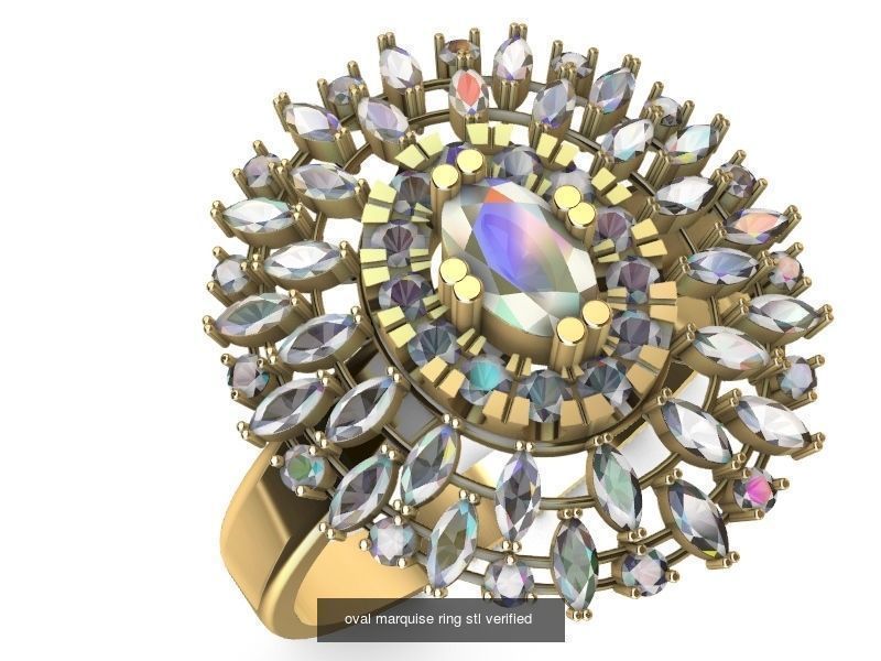 Rings necklaces all things jewellery stl verified  3D Model Collection_73