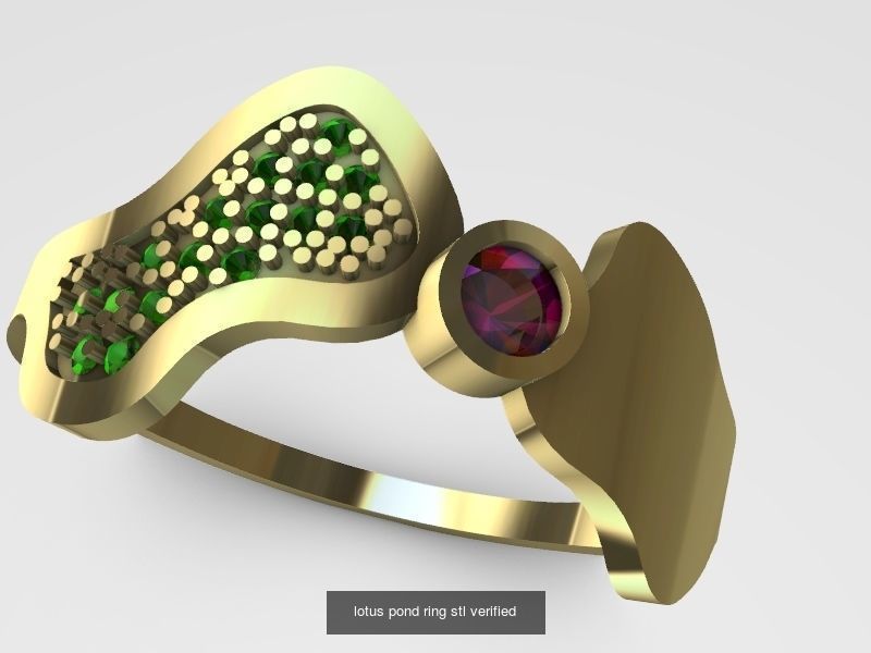 Rings necklaces all things jewellery stl verified  3D Model Collection_75