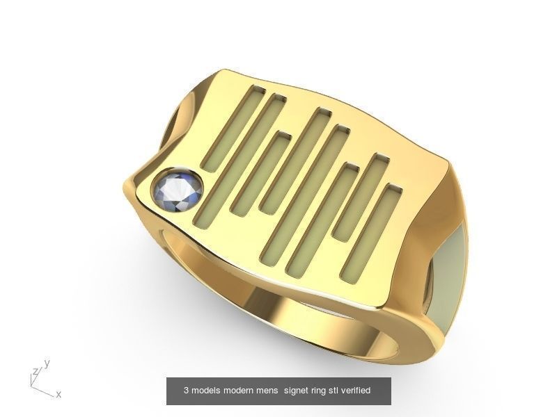 Rings necklaces all things jewellery stl verified  3D Model Collection_98