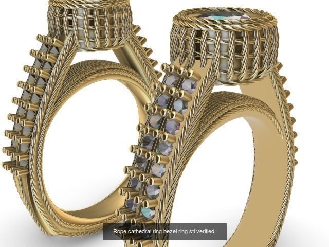Rings necklaces all things jewellery stl verified  3D Model Collection_64