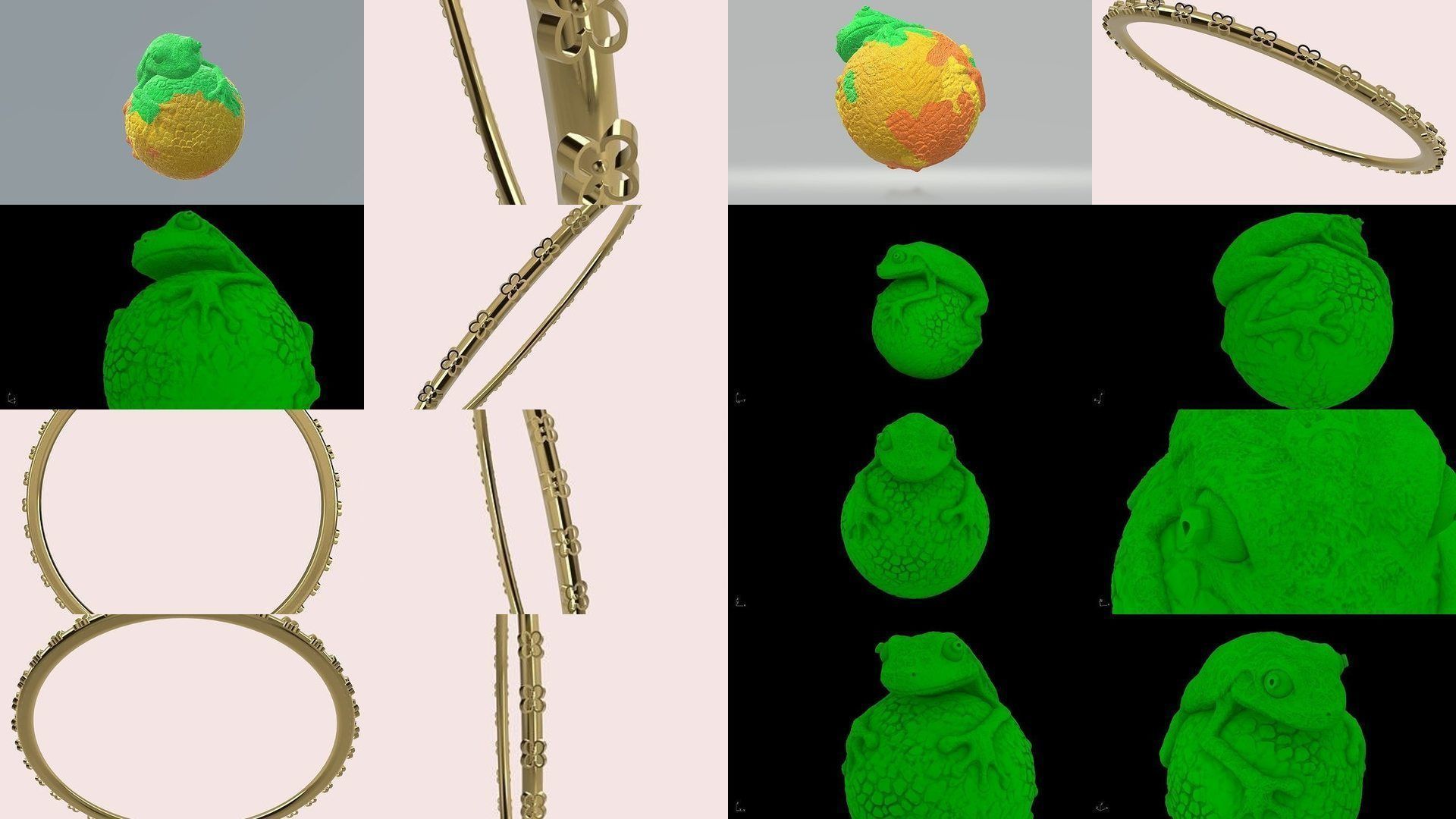 Rings necklaces all things jewellery stl verified  3D Model Collection_34