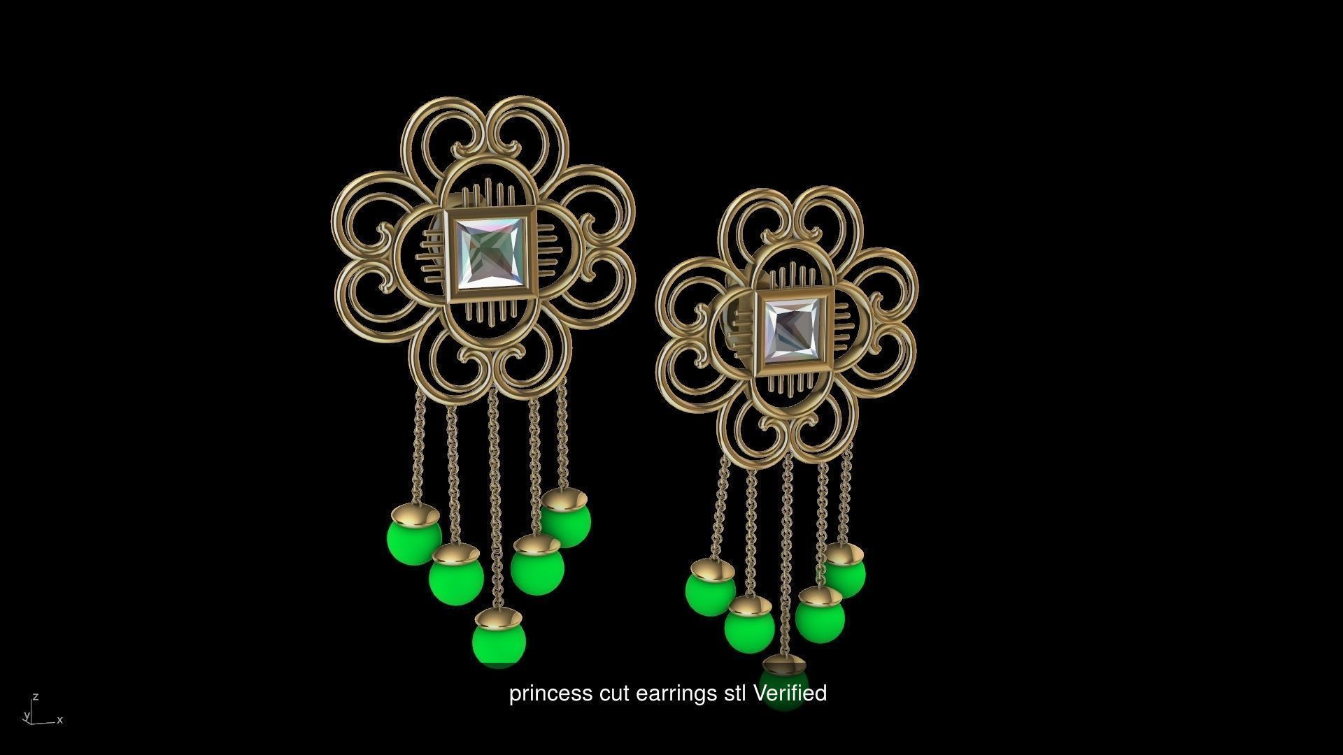 Rings necklaces all things jewellery stl verified  3D Model Collection_128