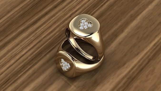 Diamond Jewelry Ring 3D print model