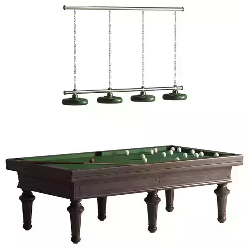 The Emperor Billiard Table by Toulet