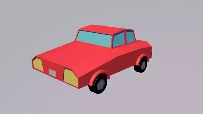 Low poly car