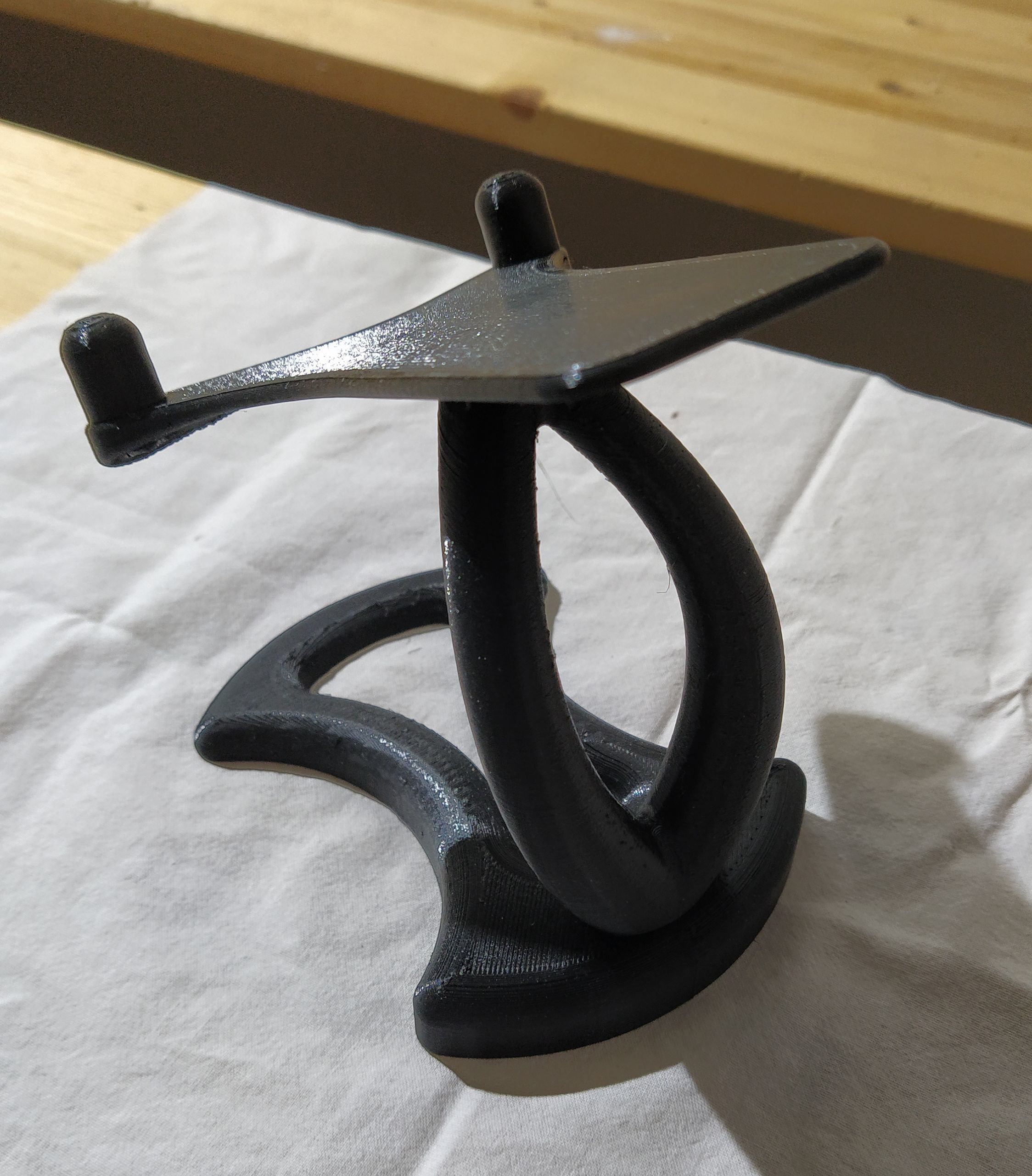 Pedestal ipad stand 3D print model_21