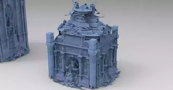 Art Deco New York Baroque building 1 