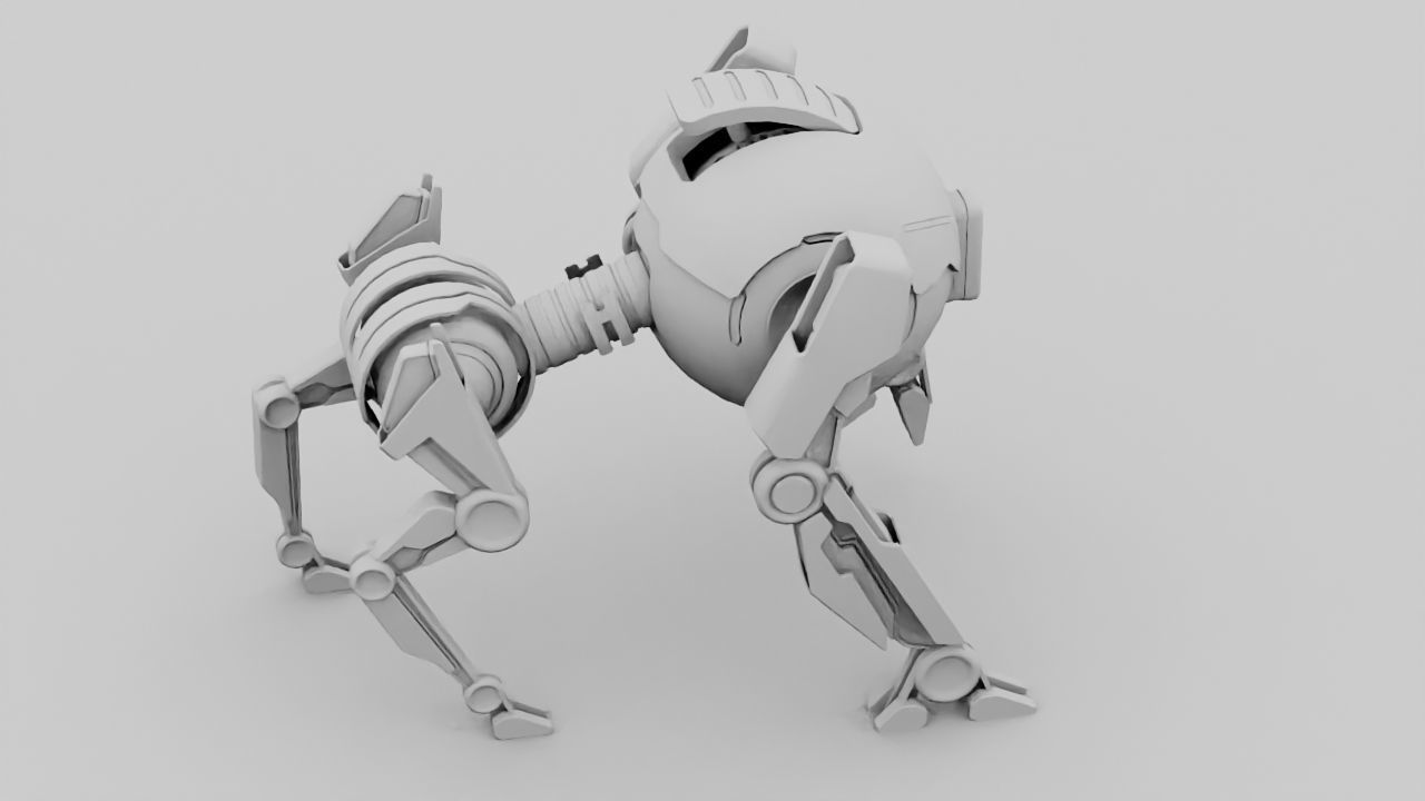 Q BOT rigged character rigged 3D model_19