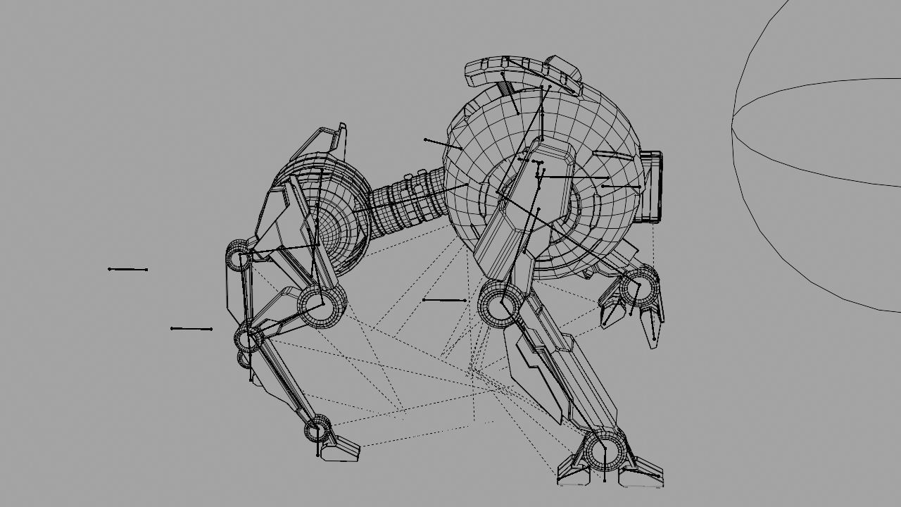 Q BOT rigged character rigged 3D model_30