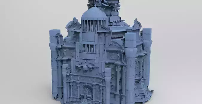 Art Deco New York Baroque building 2 designs