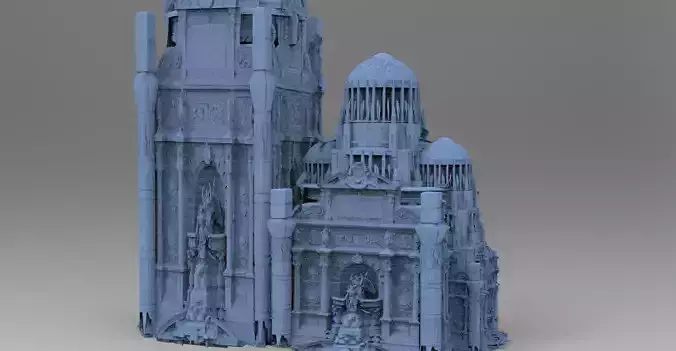 Art Deco New York Baroque building 3 designs 