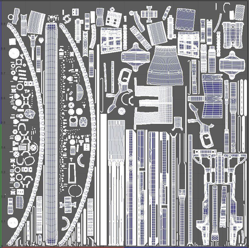  Highpoly Sniper Barrett Model 98B 3D model_5