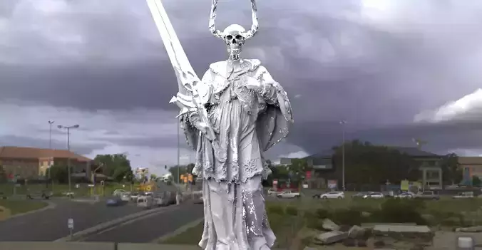 Grim Reaper Medieval model 3D 3D model