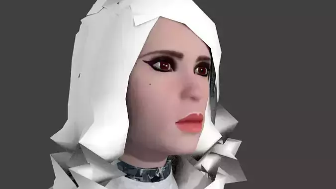 Girl model cargo paint