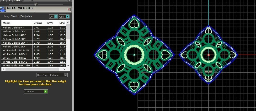 Beautiful plain Locket set 3D print model_7