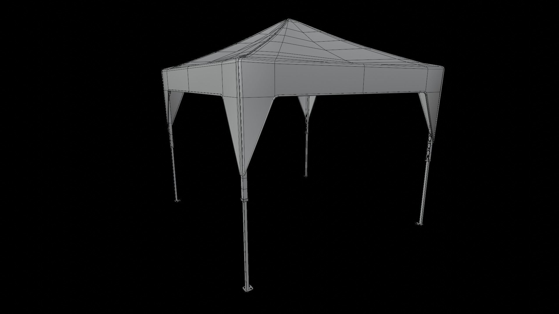 Pop Up Canopy 3D model_17