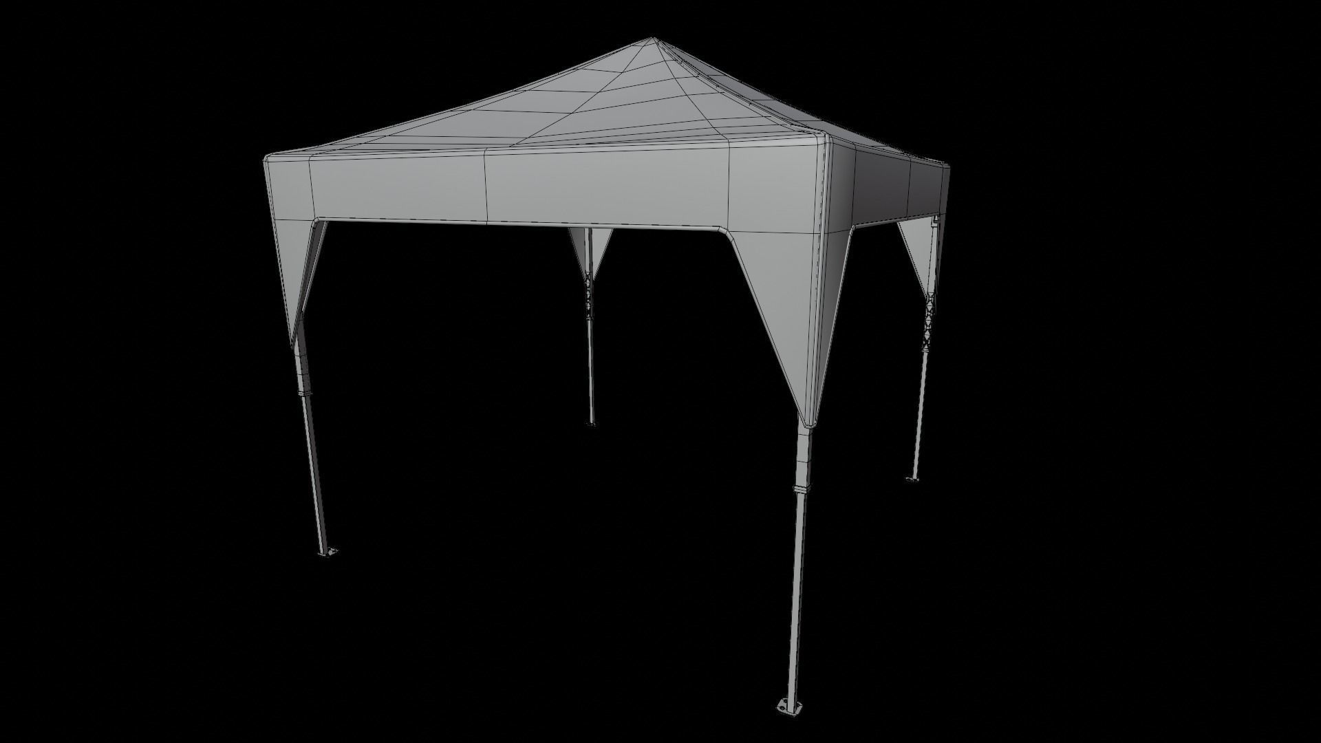 Pop Up Canopy 3D model_15
