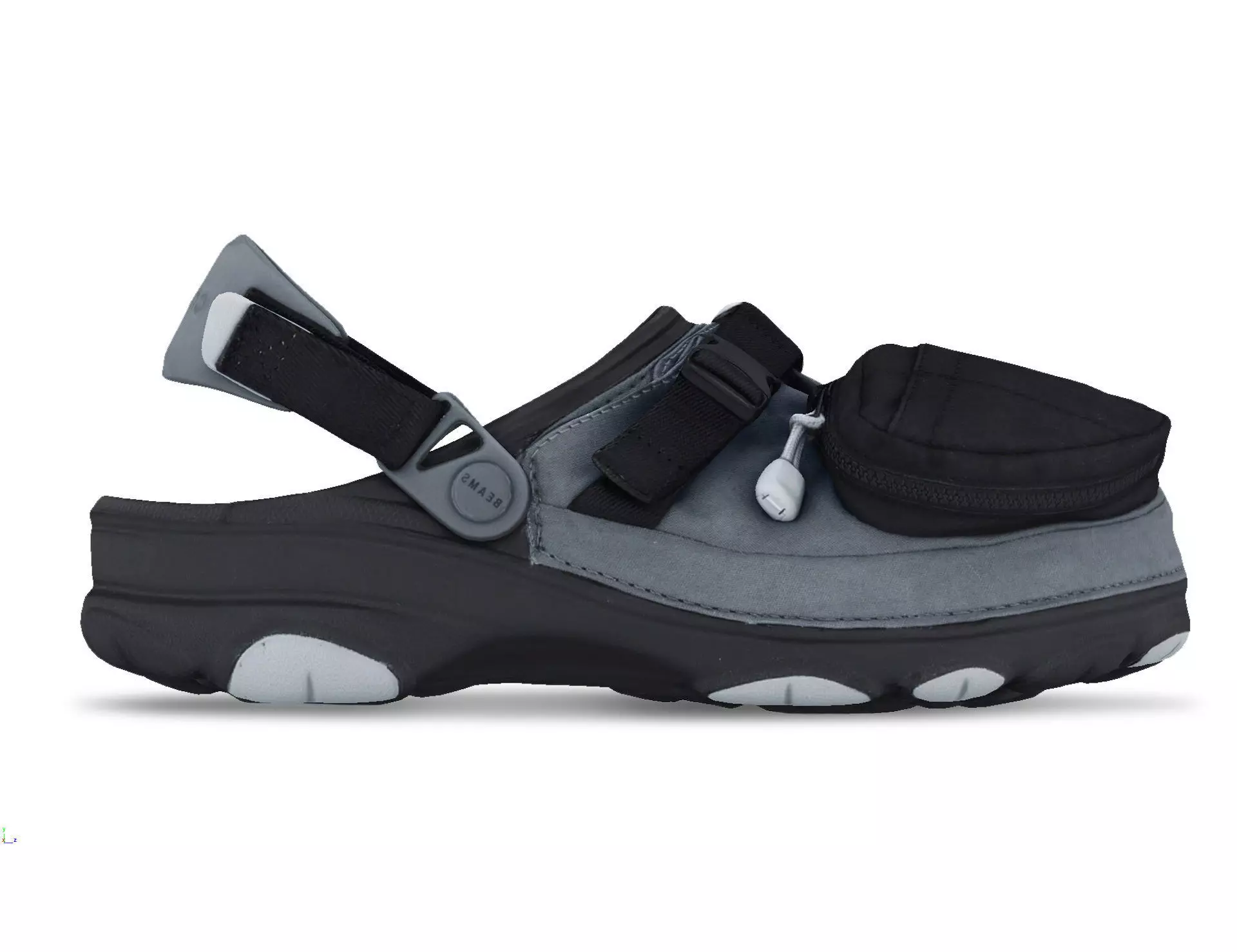 BEAMS x Crocs Classic CLOG 3D model