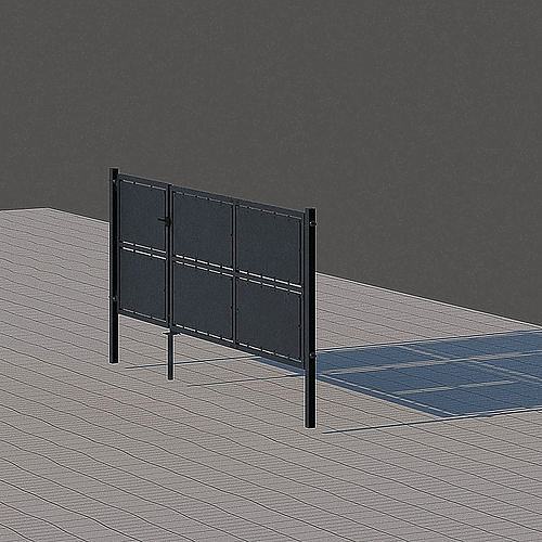Gate industrial style 3D model