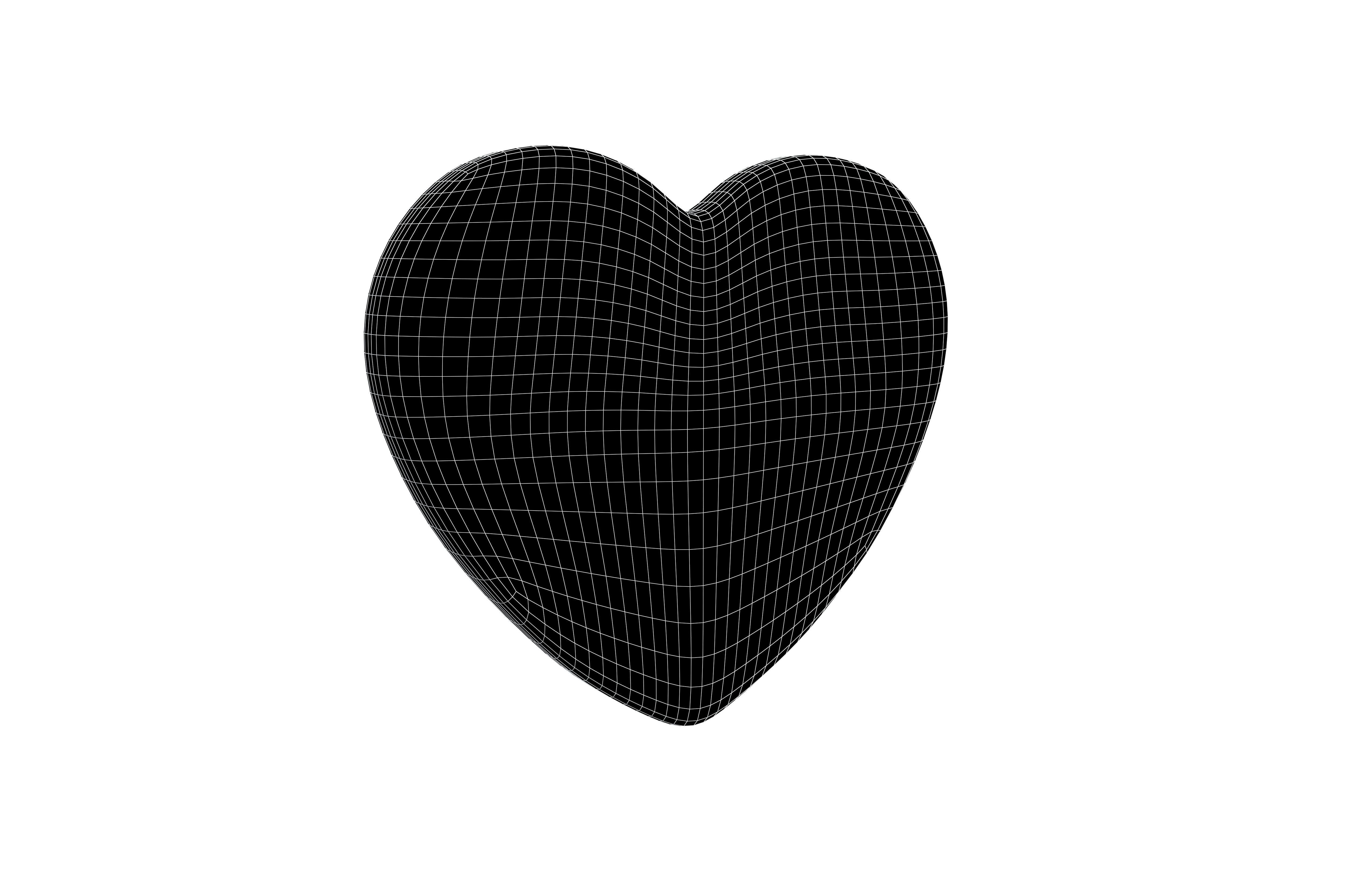 Twitter Heart Emoji v1 002 Low-poly 3D model_5