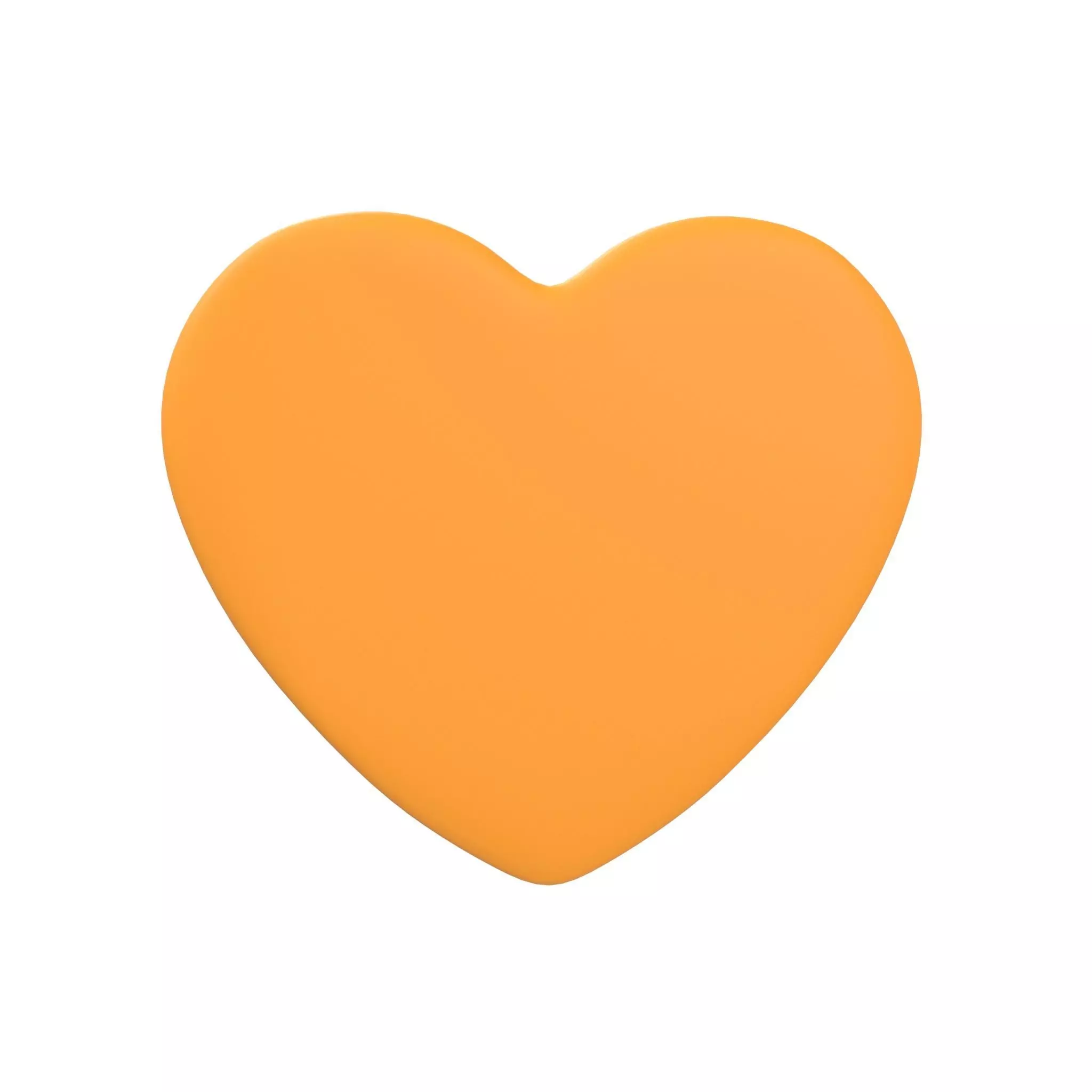 Twitter Heart Emoji v1 002 Low-poly 3D model_0