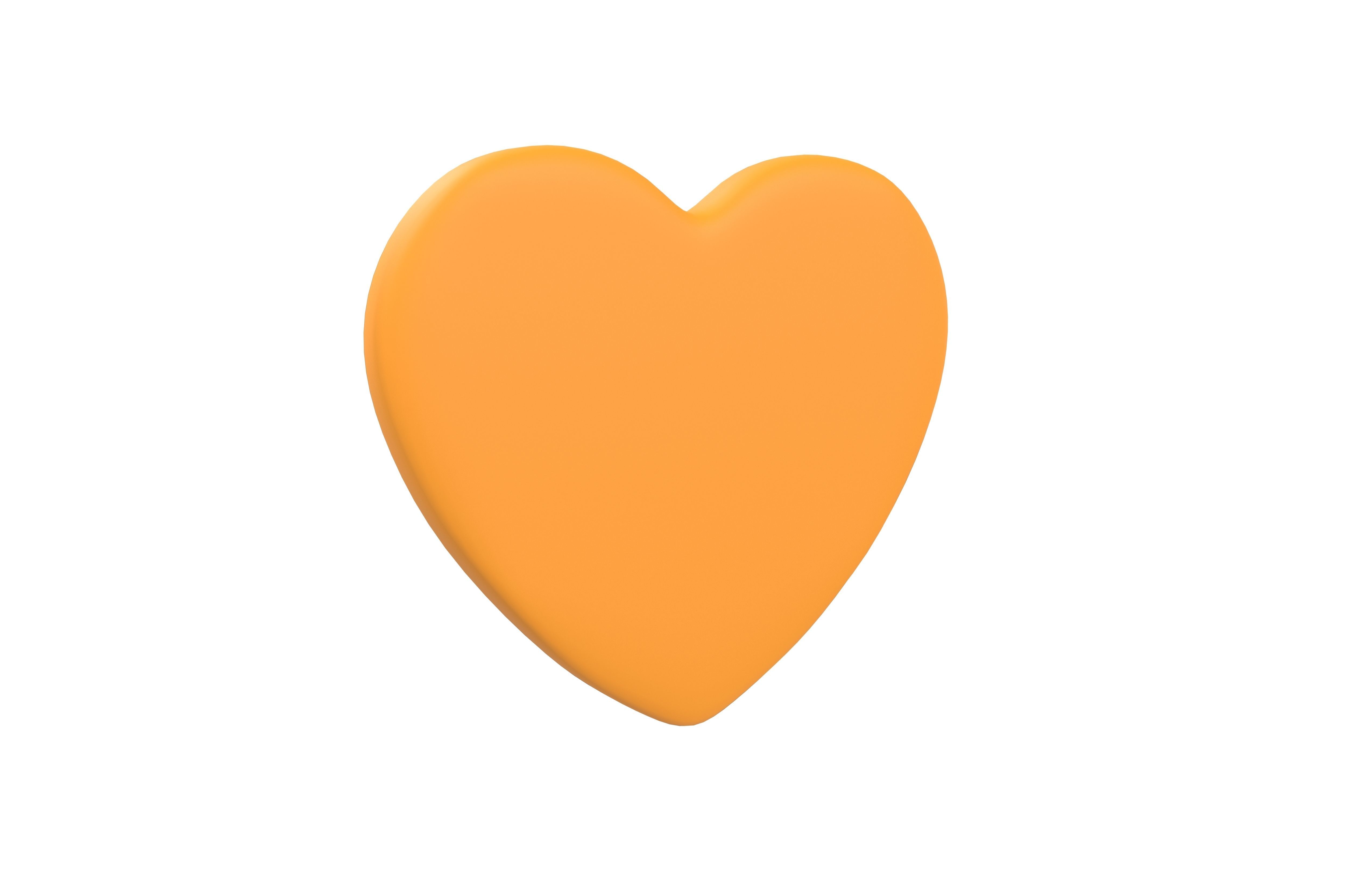 Twitter Heart Emoji v1 002 Low-poly 3D model_1