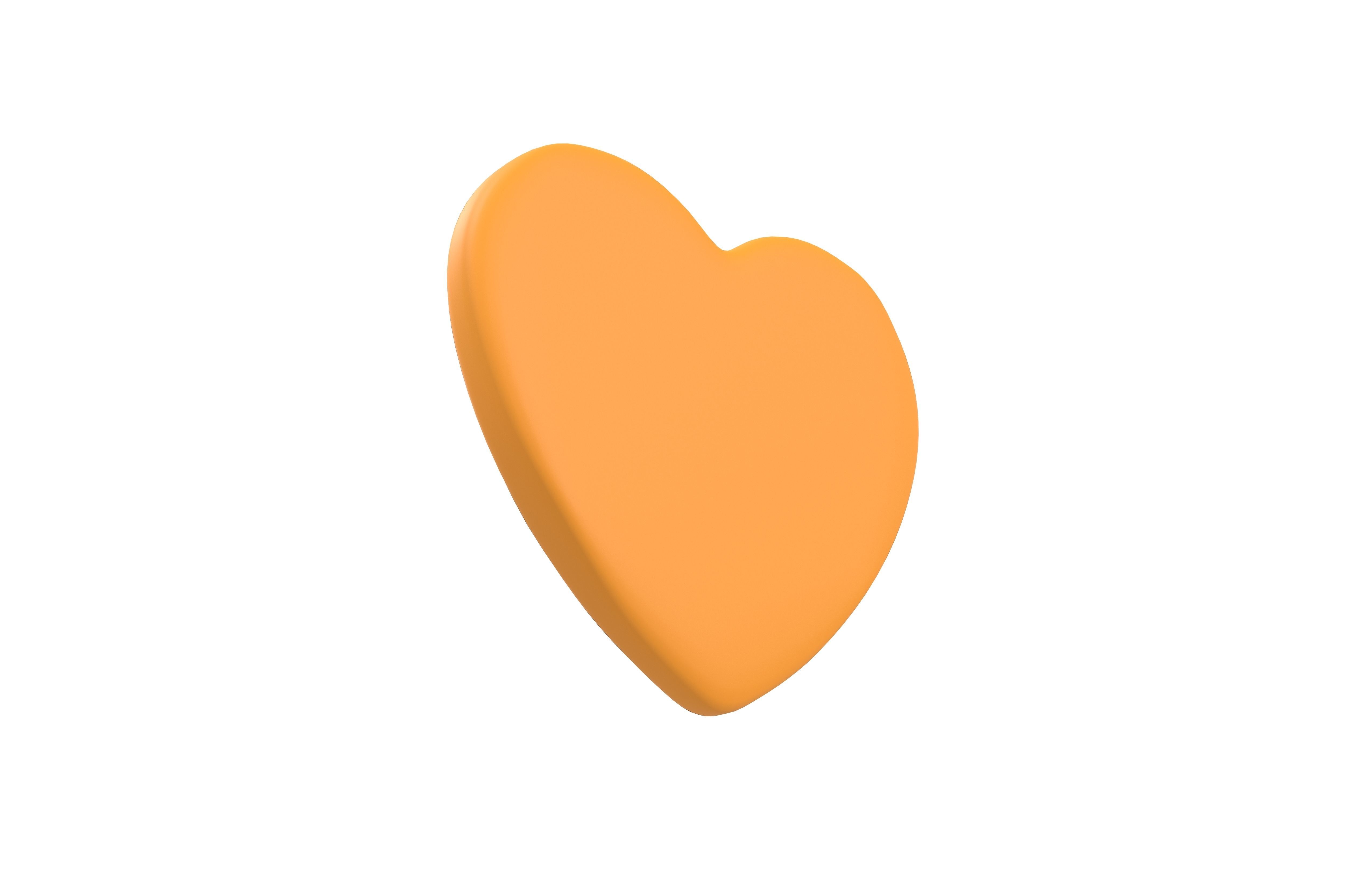 Twitter Heart Emoji v1 002 Low-poly 3D model_3