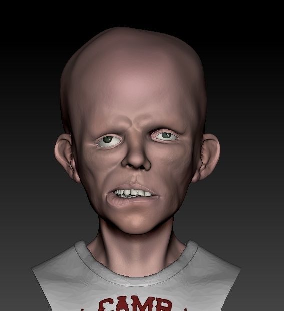 Jason Voorhees Young - Bust 3D print model_2