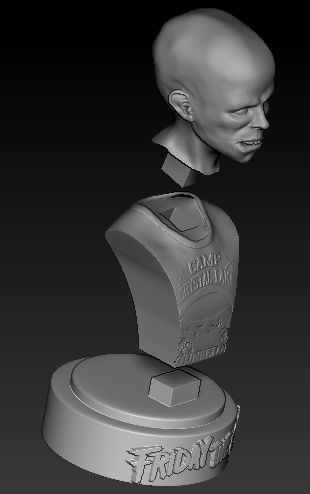 Jason Voorhees Young - Bust 3D print model_20