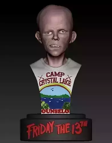 Jason Voorhees Young - Bust 3D print model