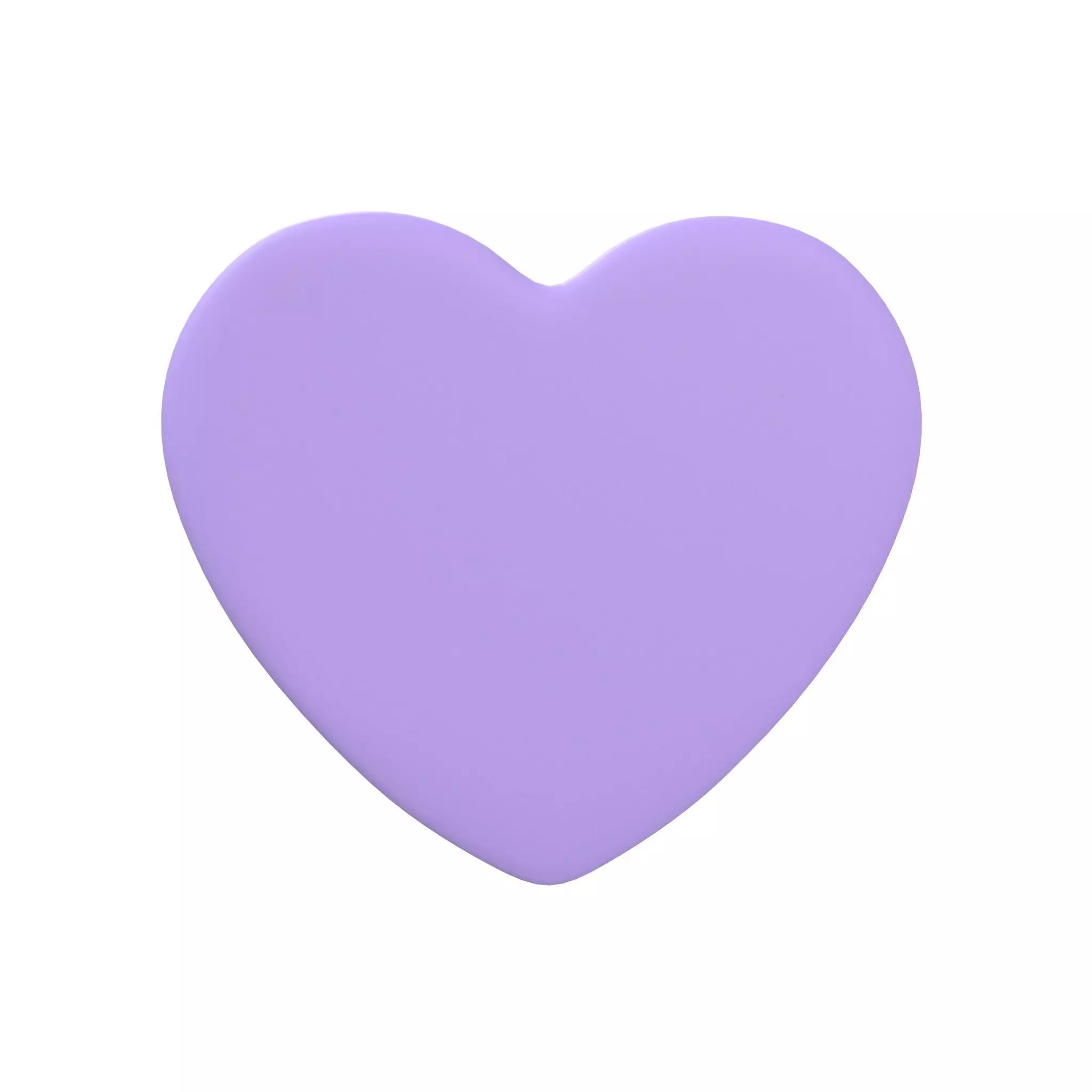 Twitter Heart Emoji v1 006 Low-poly 3D model_0