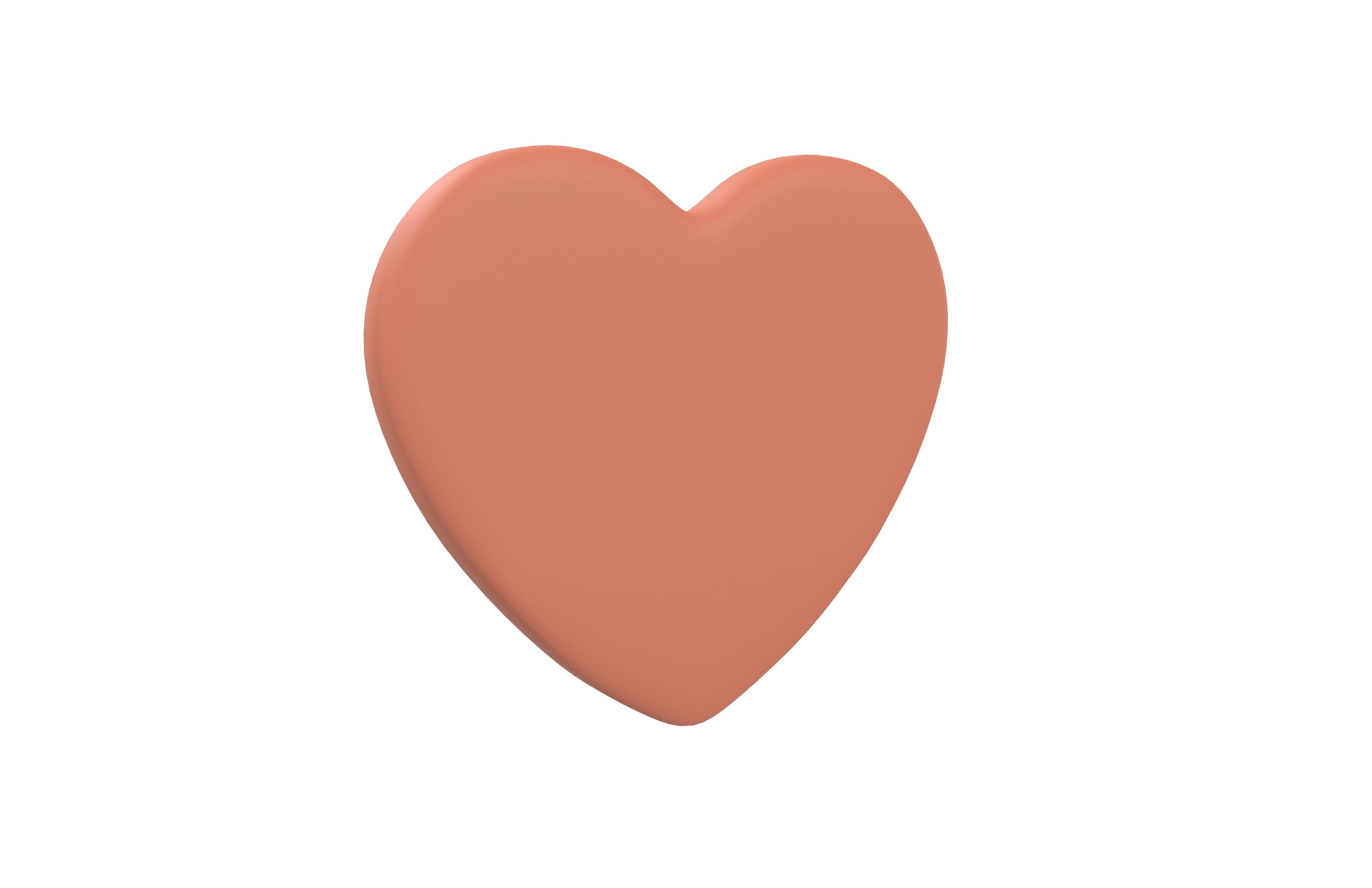Twitter Heart Emoji v1 007 Low-poly 3D model_1