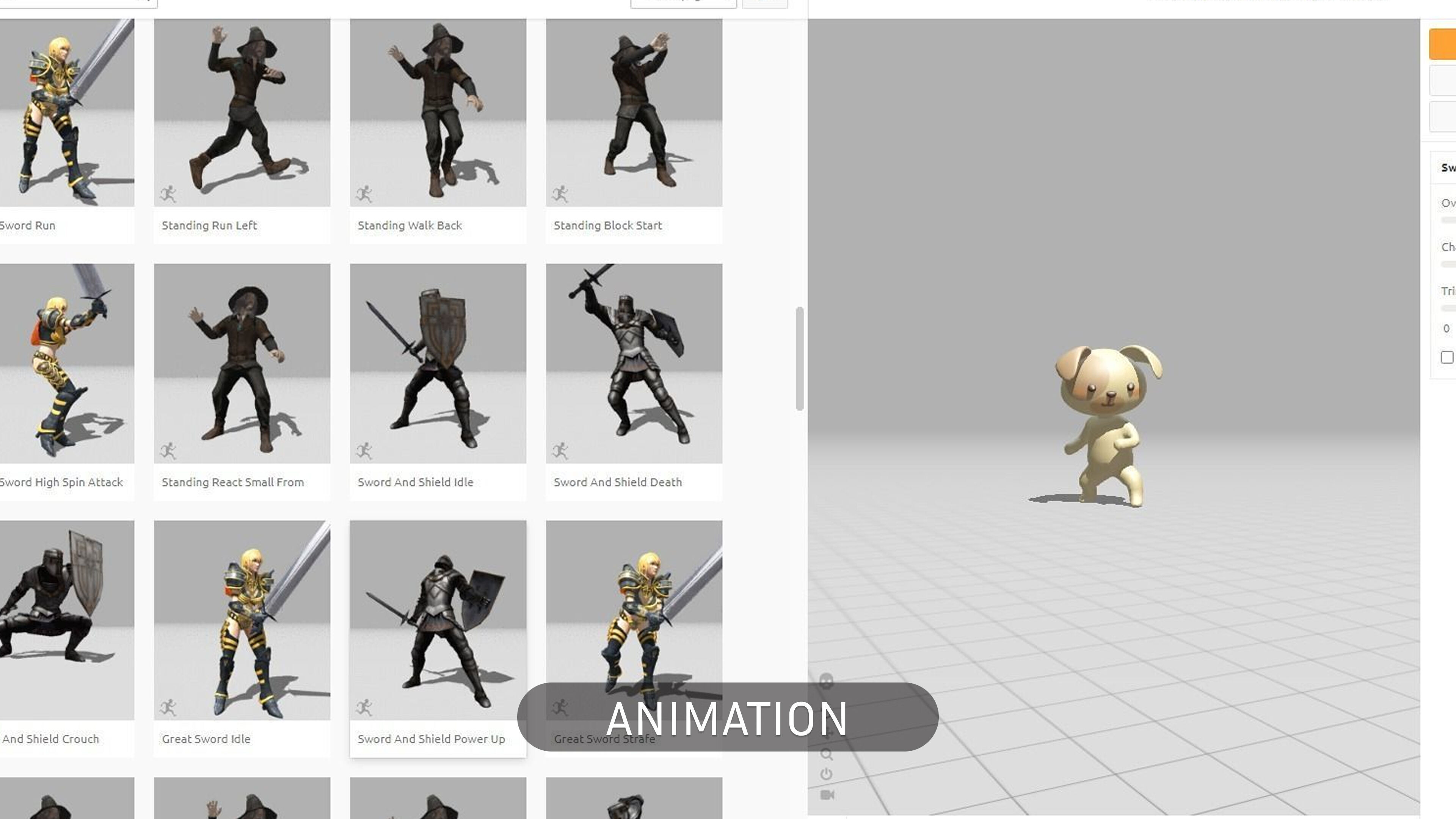 Cartoon Dog character 3d Low-poly 3D model_7