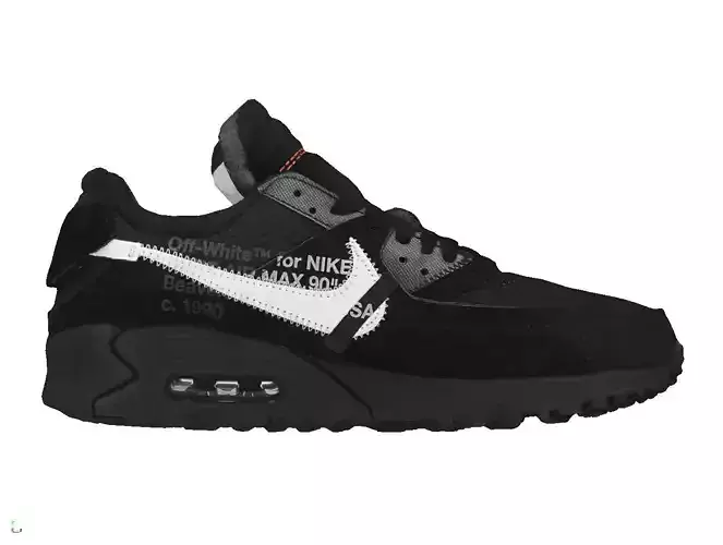 Off-White x Nike Air Max 90 Black THE TEN