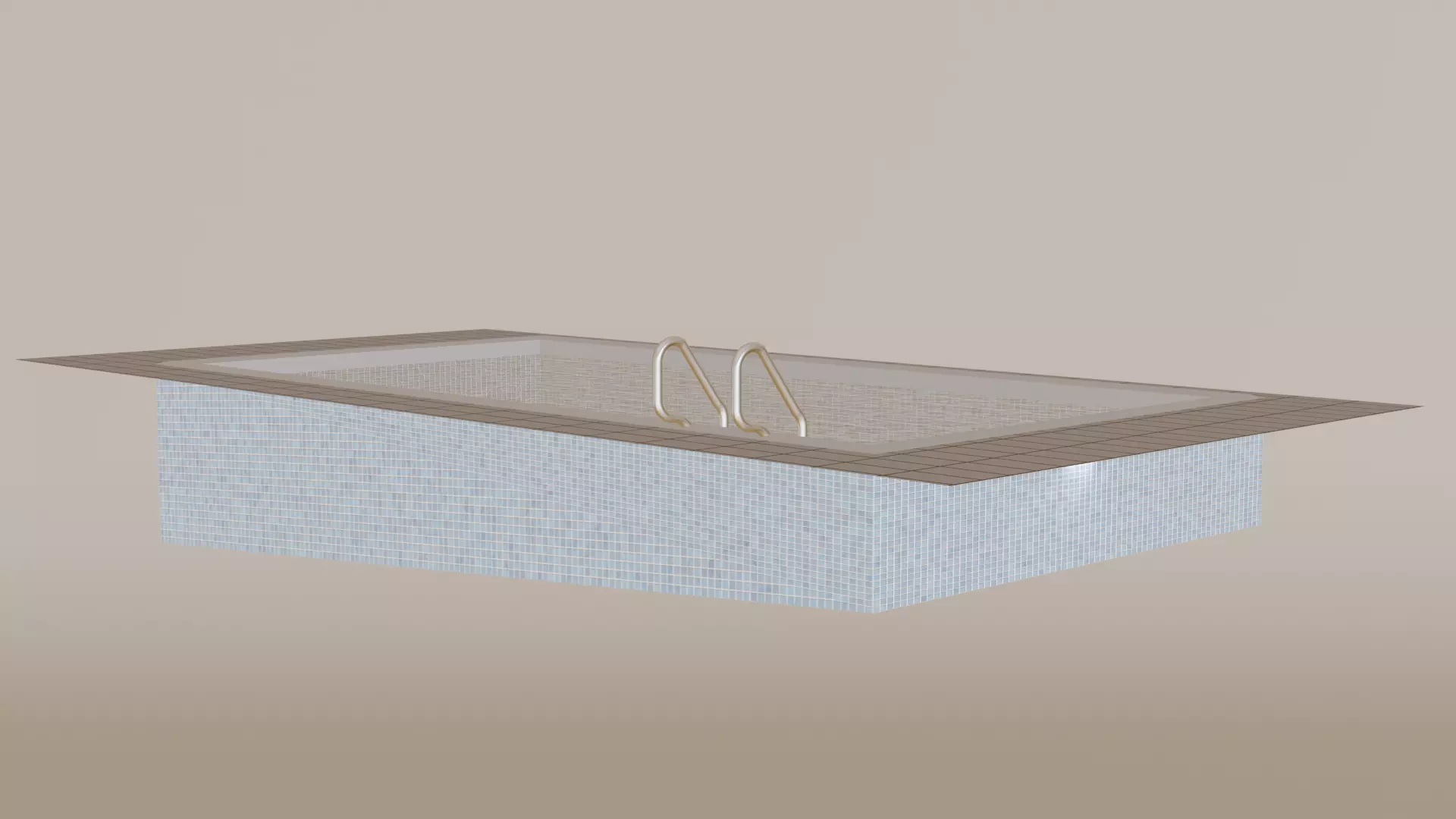 Swimming pool 3D model_0