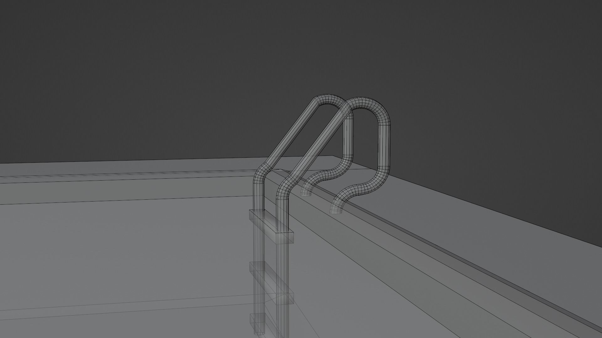 Swimming pool 3D model_14