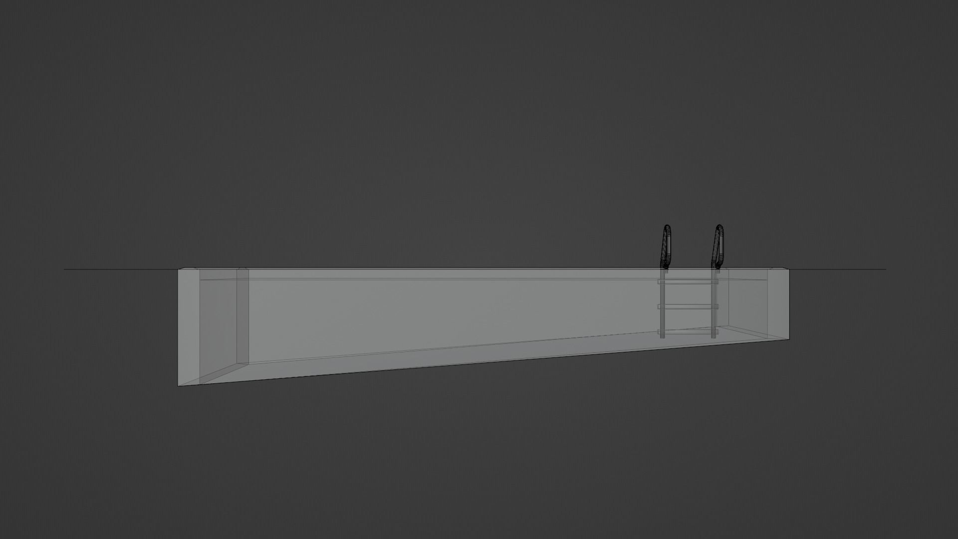 Swimming pool 3D model_11