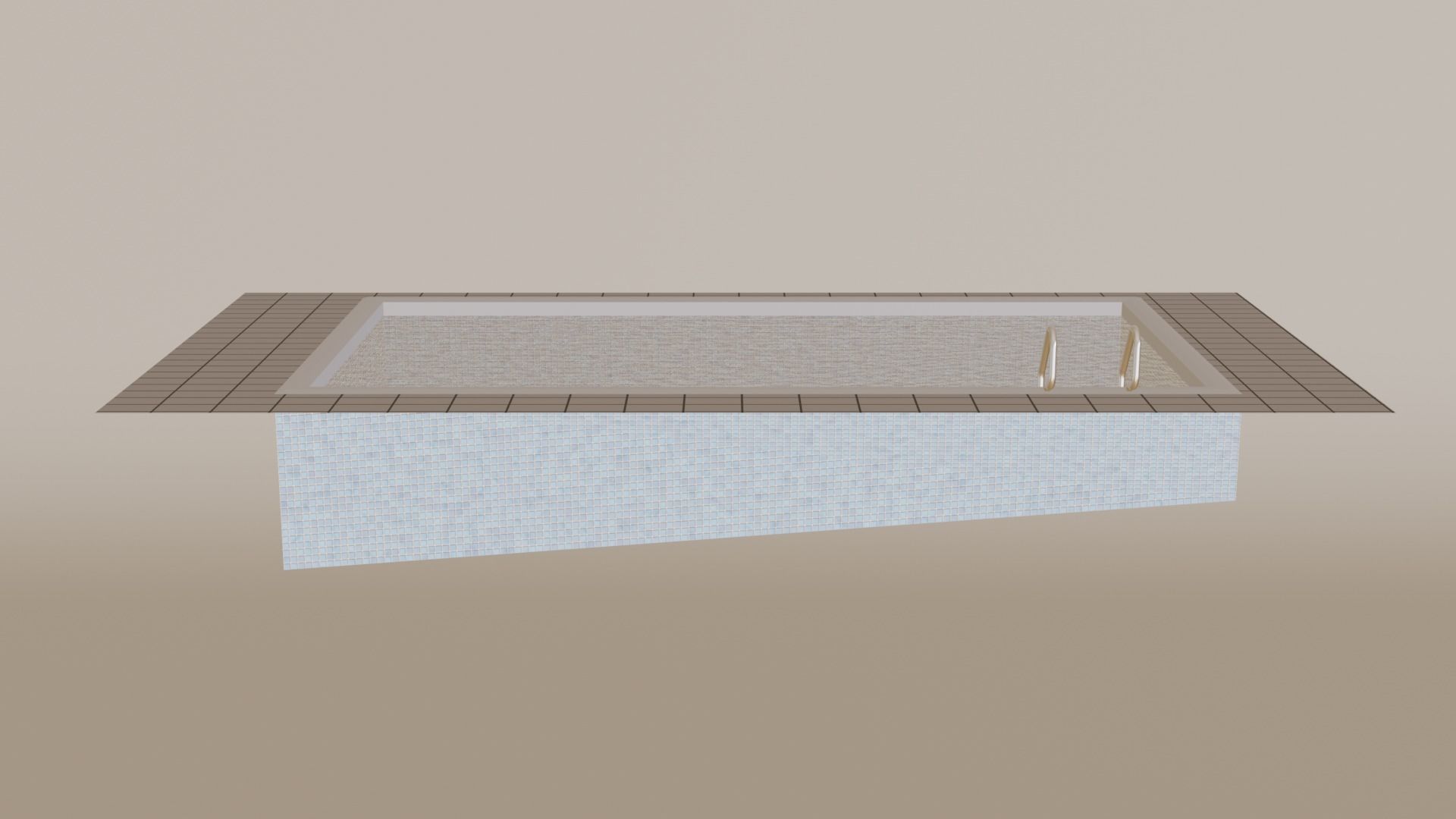 Swimming pool 3D model_1