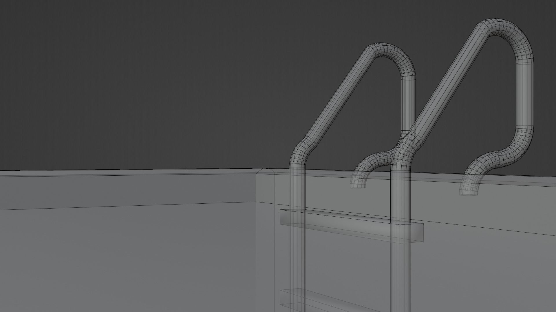 Swimming pool 3D model_16