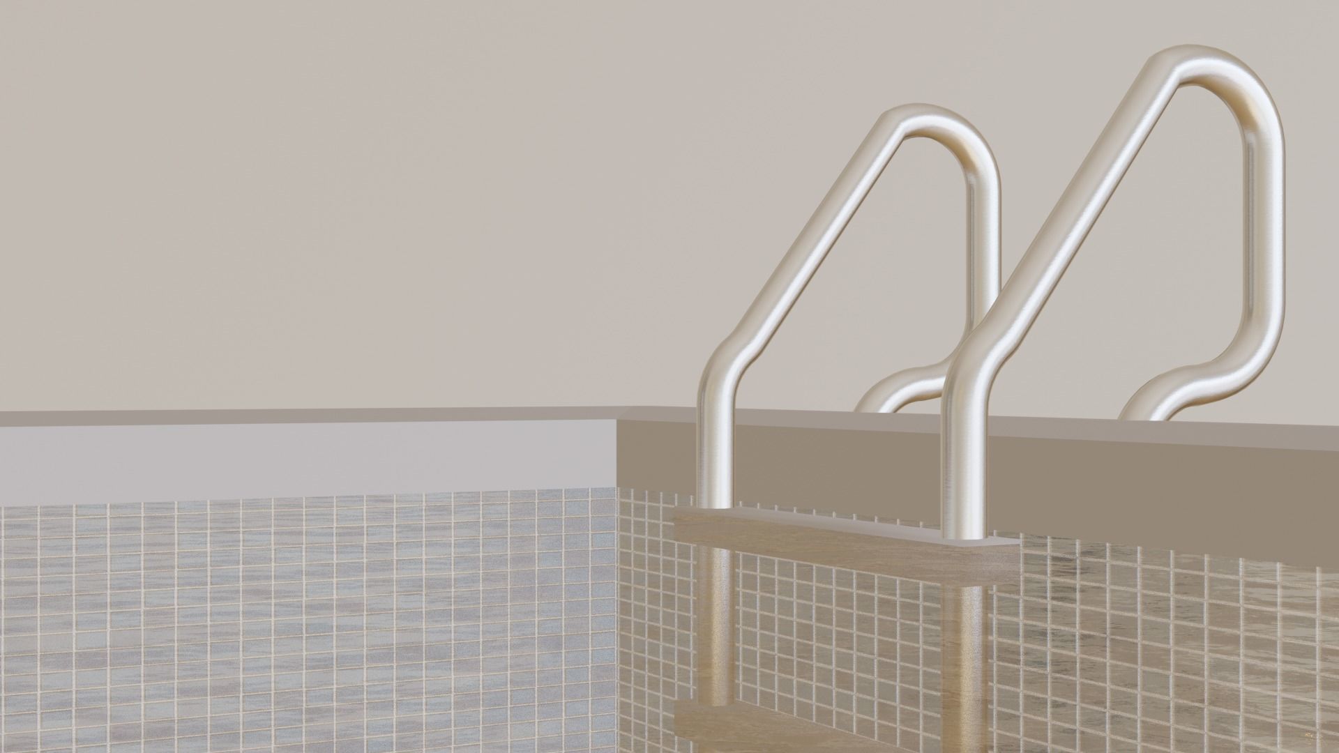 Swimming pool 3D model_7