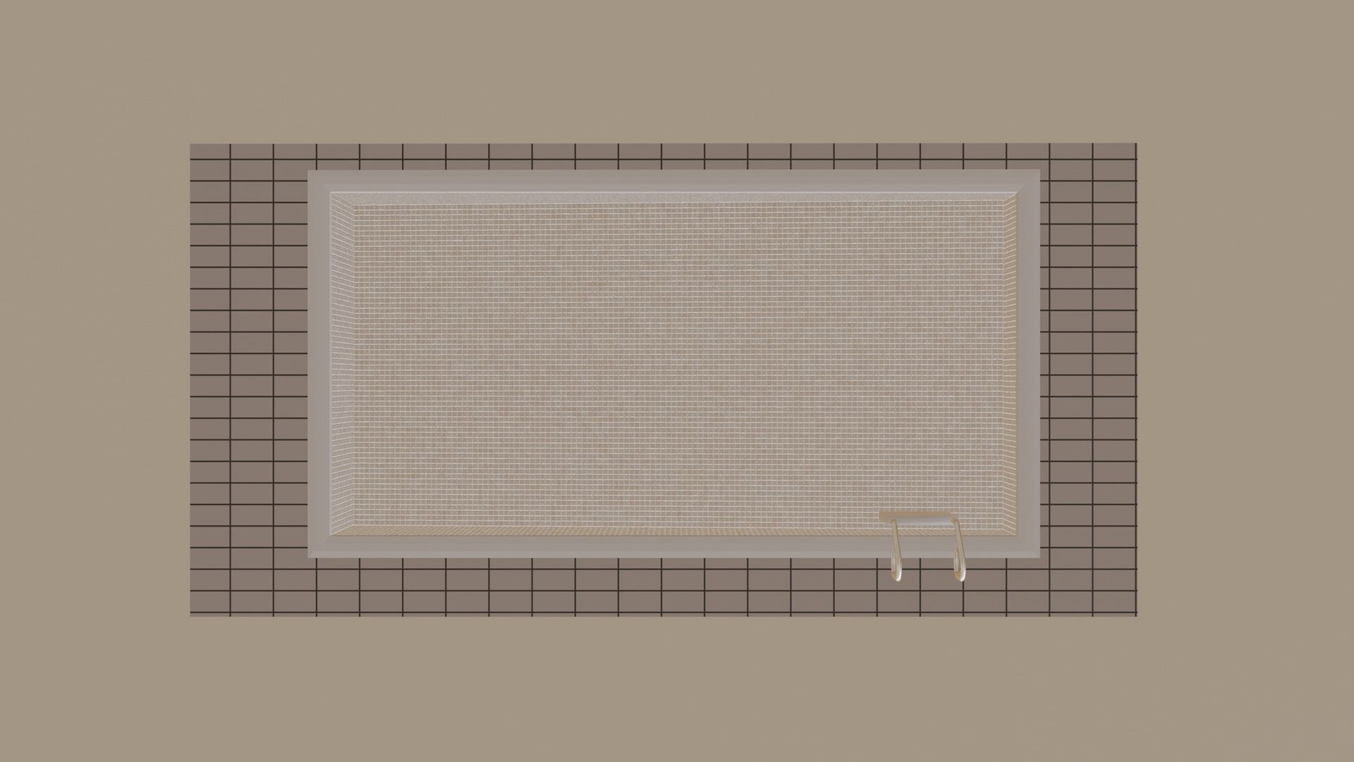 Swimming pool 3D model_6