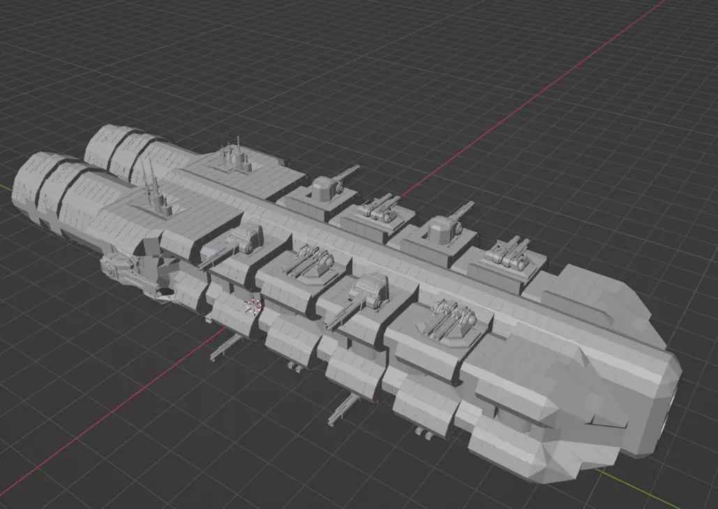 Jeraptha Heavy Cruiser Free 3D model_0