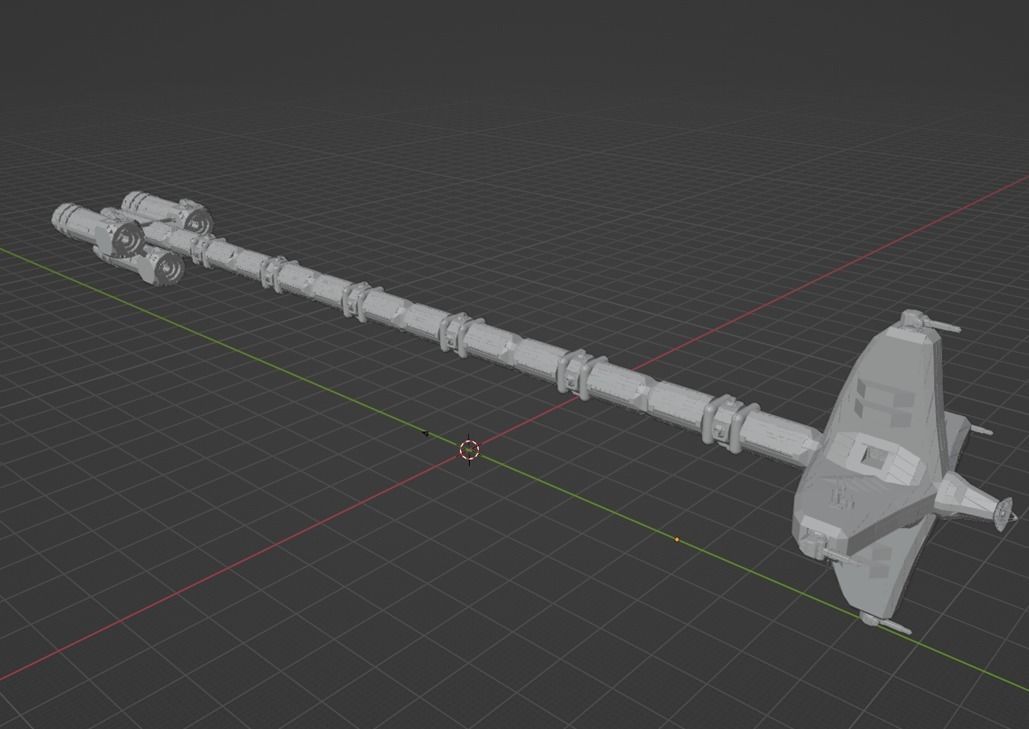 Jeraptha Star Carrier Free 3D model_2