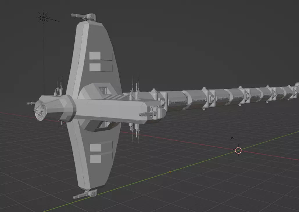 Jeraptha Star Carrier Free 3D model_0