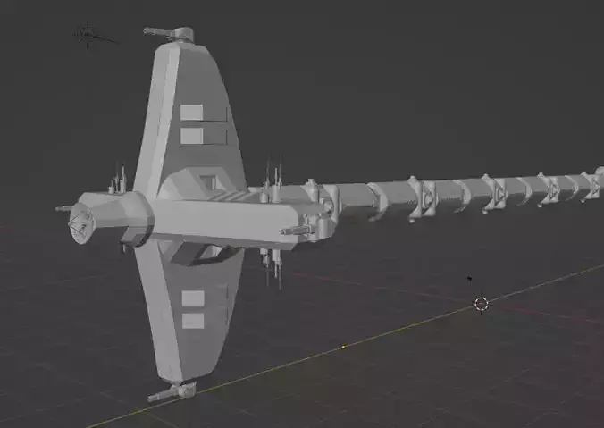 Jeraptha Star Carrier Free 3D model