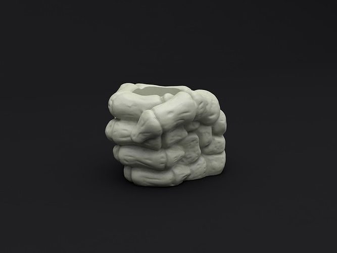 Skeleton Hand Tea Light Holder 3D print model