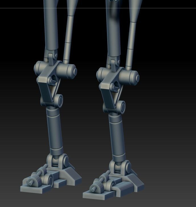 8D8 Droid Articulation 3D print One12 Scale files 3D print model_4