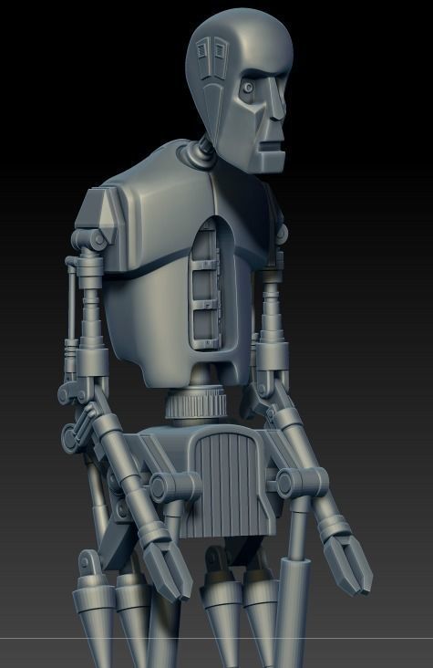 8D8 Droid Articulation 3D print One12 Scale files 3D print model_2