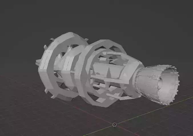 Thuranin Battleship Free 3D model
